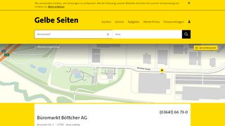 
                            4. Büromarkt Böttcher AG 07747 Jena-Lobeda Öffnungszeiten | Adresse ...