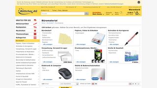 
                            9. Büromaterial - günstig kaufen - Böttcher AG