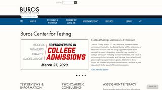 
                            3. Buros Center for Testing | Nebraska