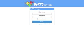 
                            9. BuRPS - Staff Portal