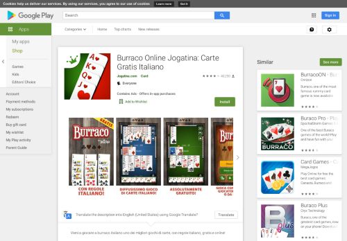 
                            6. Burraco Online Italiano: Giochi di Carte Jogatina - App su Google Play