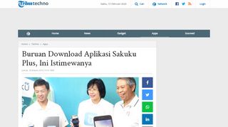 
                            13. Buruan Download Aplikasi Sakuku Plus, Ini Istimewanya - Tribunnews ...