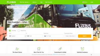 
                            13. Bus Frankfurt - Erfurt from $14.99 | FlixBus