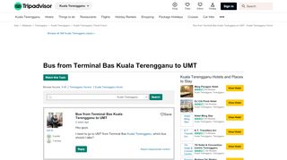 
                            13. Bus from Terminal Bas Kuala Terengganu to UMT - Kuala ...
