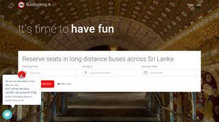 
                            13. BusBooking.lk: Online Bus Ticket Booking Sri Lanka