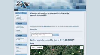 
                            9. Buscando webmail.pconnect.biz - elhacker.NET