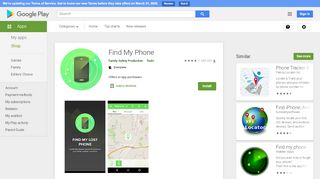 
                            8. Buscar iPhone, Celular Android – Apps no Google Play