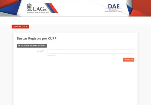 
                            10. Buscar Registro | DAE_UAGro
