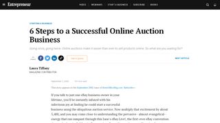 
                            12. business - 6 Steps to a Successful Online Auction Business