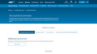 
                            3. Business Accounts and Services | ANZ