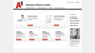 
                            2. Business Admin Cockpit | A1.net