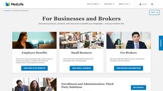 
                            3. Business and Brokers | MetLife