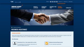 
                            5. Business Assistance - Mirae Asset