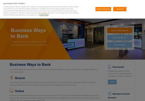 
                            2. Business Banking - Bank Accounts - What We Offer | permanent tsb