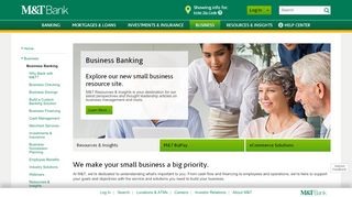 
                            4. Business Banking Checking & Service Options | M&T Bank - mtb MTB