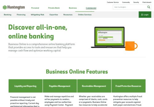 
                            4. Business Banking Online | Huntington