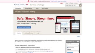 
                            8. Business Banking Online with Bank of America Small Business