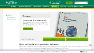 
                            4. Business Banking Products & Services | M&T Bank - mtb MTB