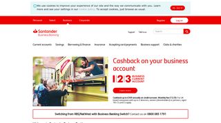 
                            3. Business Banking - Santander UK