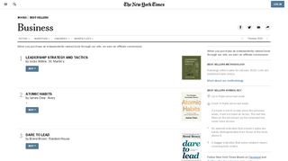 
                            11. Business Books - Best Sellers - The New York Times