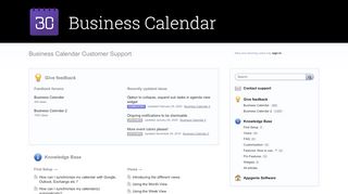 
                            3. Business Calendar Customer Support