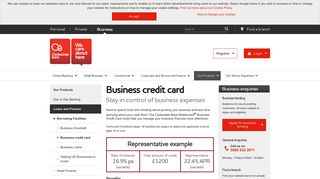 
                            12. Business Card | Clydesdale Bank