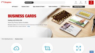 
                            7. Business Cards | Custom Business Card Printing | Staples®