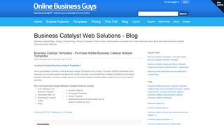 
                            5. Business Catalyst Templates - Purchase Adobe Business Catalyst ...