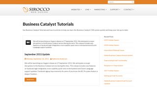 
                            6. Business Catalyst Tutorials for How-to Business Catalyst