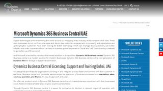 
                            10. Business Central in Dubai, Microsoft Dynamics 365 Business Central ...