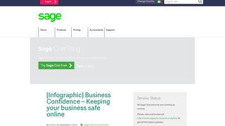 
                            11. Business Confidence - Keeping your business safe online - Sage One