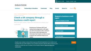 
                            6. Business Credit Report | Company check | Graydon UK