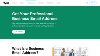
                            9. Business Email Address | Custom Email with Your Domain | Wix.com