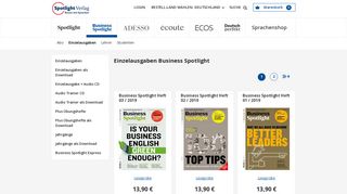 
                            12. Business Englisch lernen leicht gemacht - Spotlight Shop