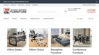 
                            8. Business Furniture: Desks, Chairs & More w/Lifetime Guarantee | NBF