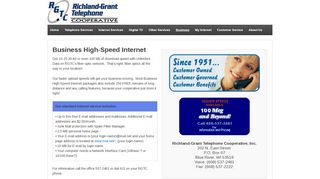 
                            10. Business High-Speed Internet | Richland Grant Telephone Cooperative