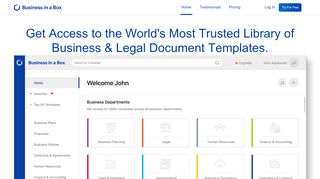 
                            1. Business-in-a-Box - The World's #1 Business & Legal ...