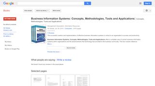 
                            10. Business Information Systems: Concepts, Methodologies, Tools and ...
