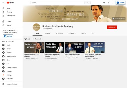 
                            4. Business Intelligente Academy - YouTube
