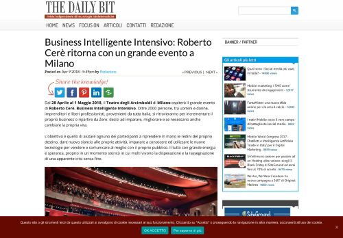 
                            10. Business Intelligente Intensivo: Roberto Cerè ritorna con un grande ...