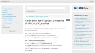 
                            9. Business-ISP - Aanmaken administrator binnen de UniFi Cloud ...