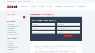 
                            6. Business Loan Chandigarh - Apply Online / Call (0172 ... - DialaBank