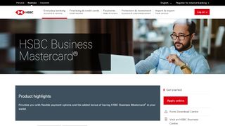
                            2. Business Mastercard - HSBC Commercial Banking