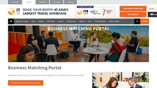 
                            2. Business Matching Portal - ITB Asia