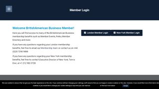 
                            7. Business Member Login - BritishAmerican Business
