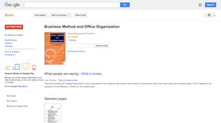 
                            9. Business Method and Office Organisation