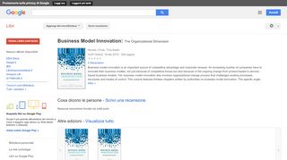 
                            6. Business Model Innovation: The Organizational Dimension