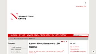 
                            8. Business Monitor International - BMI Research | Northeastern ...