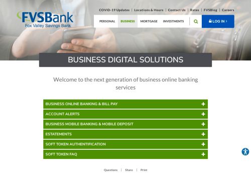 
                            12. Business Online Banking & Bill Pay Fox Valley Savings ...