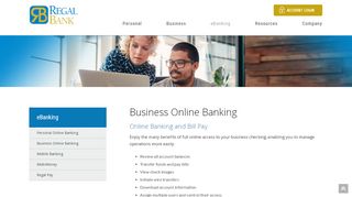
                            13. Business Online Banking - Regal Bank